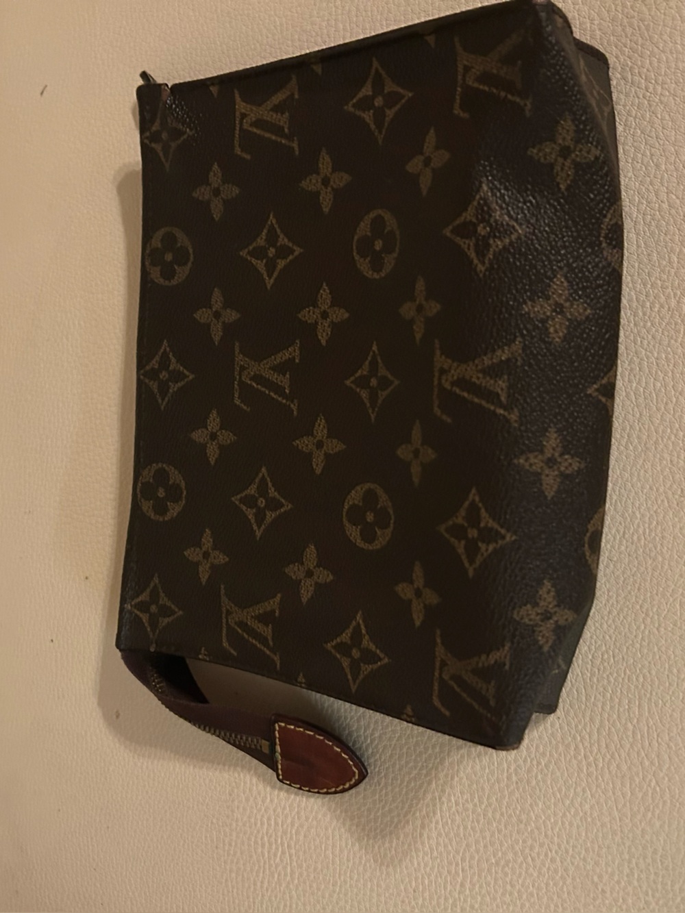 Louis Vuitton Monogram Canvas Toiletry Pouch in Brown